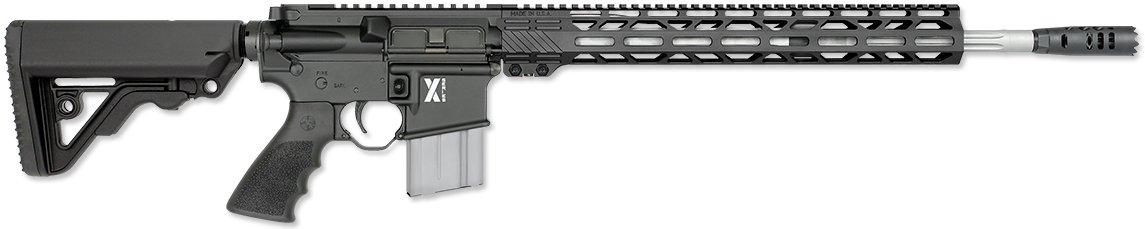 LAR-15M X-1 RIFLE, BLACK WITH OPERATOR CAR STOCK