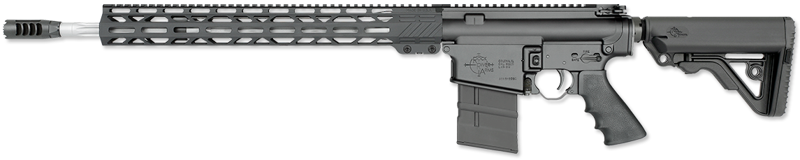 LAR-8M PREDATOR HP WITH RRA OPERATOR CAR STOCK, WITH RRA OPERATOR BRAKE, .243 WIN