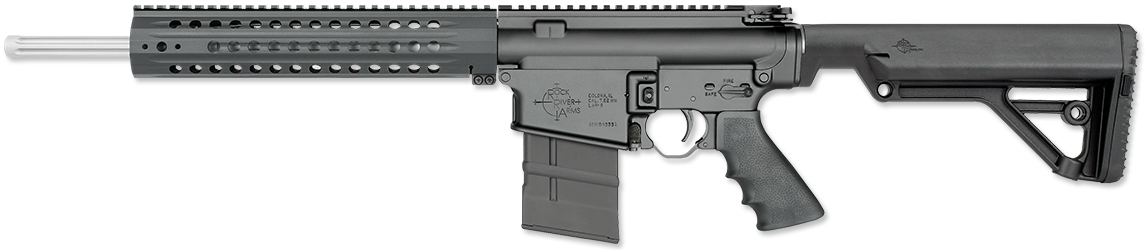 LAR-8 PREDATOR HP MID-LENGTH WITH RRA OPERATOR A2 STOCK, WITHOUT MUZZLE BRAKE