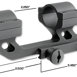 RRA HI-RISE CANTILEVER SCOPE MOUNT, 1 INCH RINGS