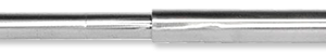 18 INCH MID-LENGTH STAINLESS STEEL BARREL WITH EXTENSION AND PIN