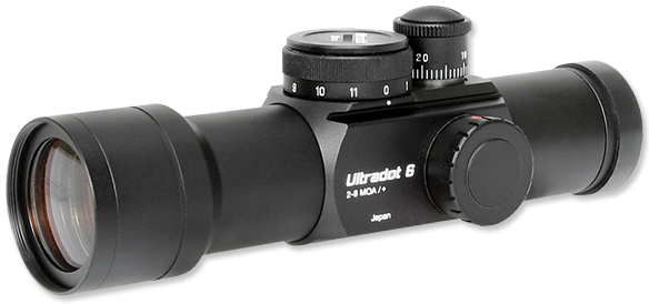 ULTRADOT 6 2/4/6/8 MOA RED DOT SIGHT, MATTE BLACK, FOR TACTICAL RIFLES