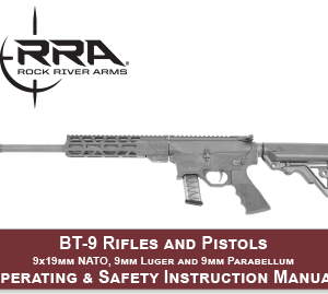 RRA LAR-BT9 OPERATING AND SAFETY MANUAL