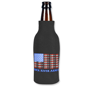 RRA COOLIE BOTTLE INSULATOR, AMERICAN FLAG