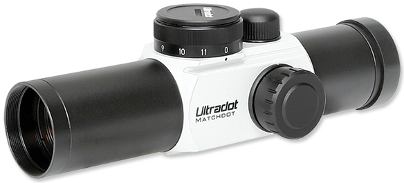 ULTRADOT MATCHDOT 2/4/6/8 MOA RED DOT SIGHT, BLACK AND SILVER, FOR PISTOLS