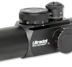 ULTRADOT MATCHDOT II 2/4/6/8 MOA RED DOT SIGHT, MATTE BLACK, FOR PISTOLS