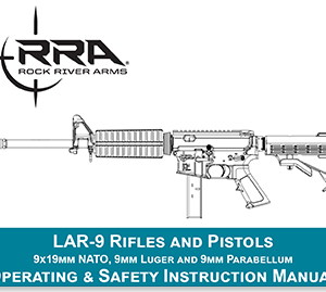 RRA LAR-9 OPERATING AND SAFETY MANUAL